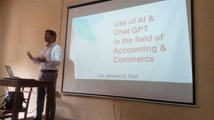 M.Com: Guest Lecture on Use of AI and Chat GP
