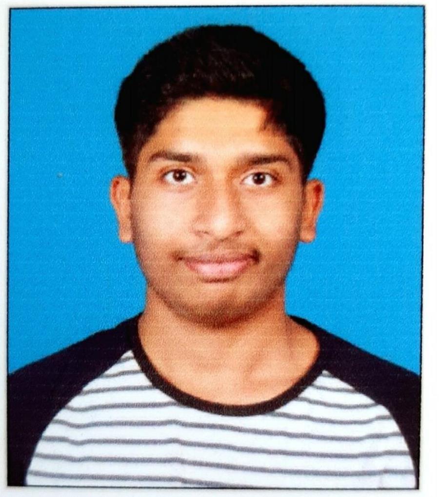 Ashish P. Thakar won 3rd prize in State Level