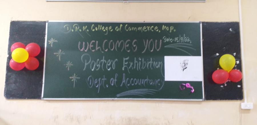 Department of Accountacy organized Poster Exh