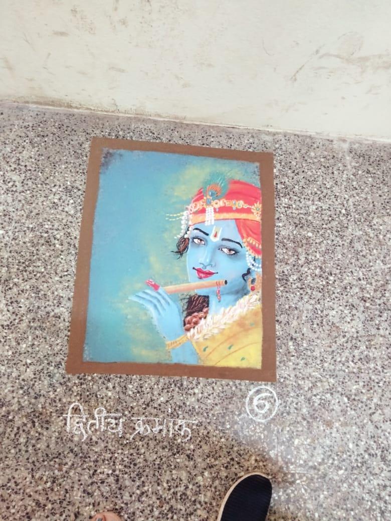 Organized Aazadi ka amrit mahotsav -rangoli c