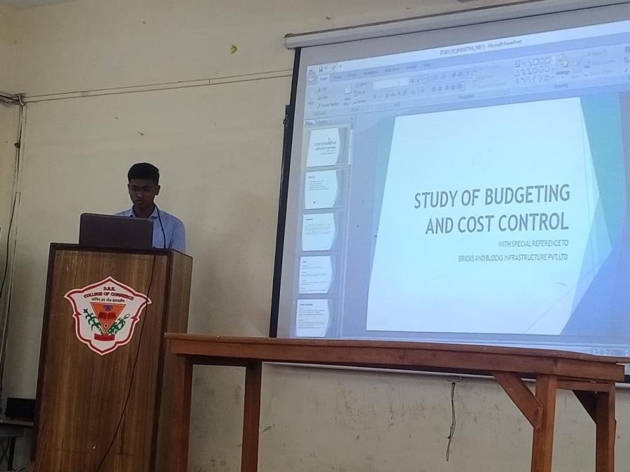 PPT Presentation of BBA Part III on Mini Proj