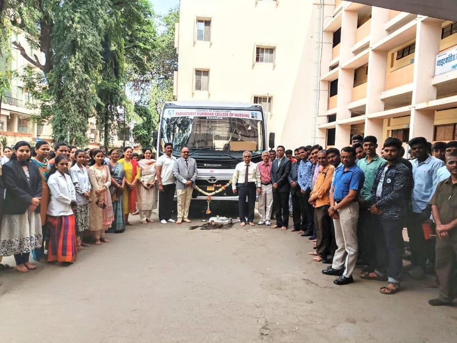 Inauguration of 50 Seater College Bus.