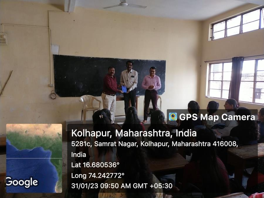 Department of English organised a Lecture on 