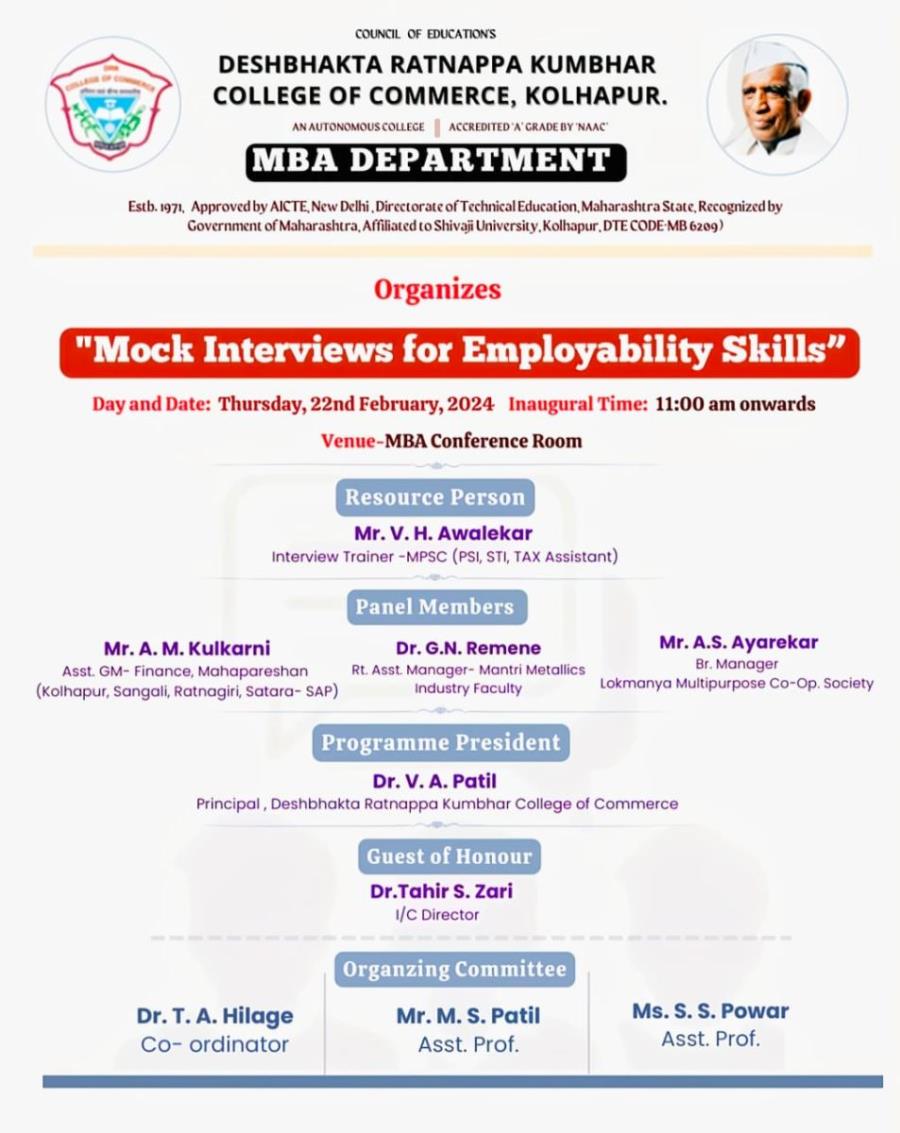 Mock Interview for Employability Skill