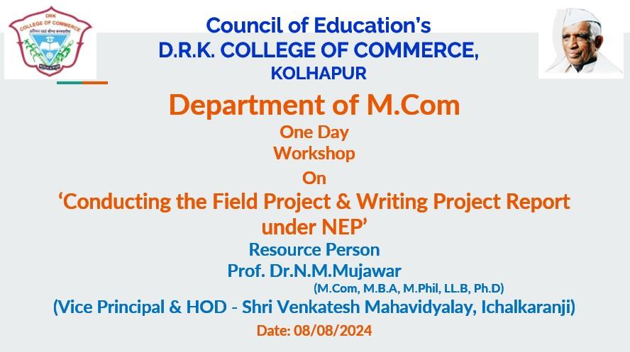 M.Com Department: 