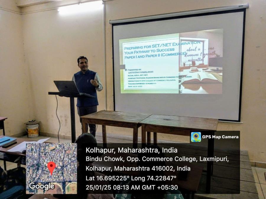 M.Com Department: SET-NET Workshop