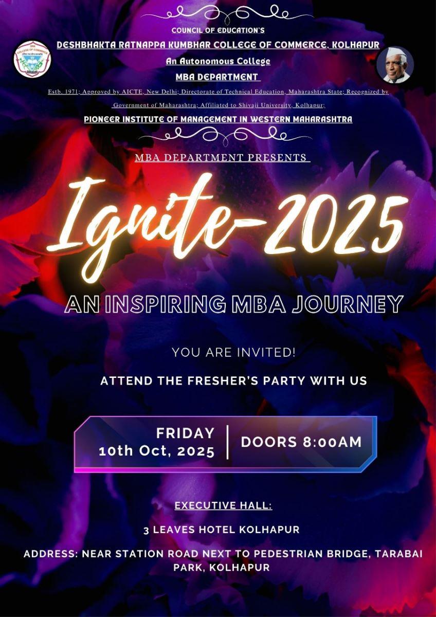 IGNITE 2025 – An Inspiring MBA Journey