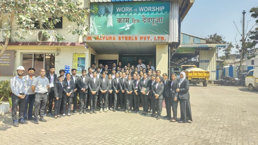 Industrial Visit at Mayura Steel Pvt. Ltd.