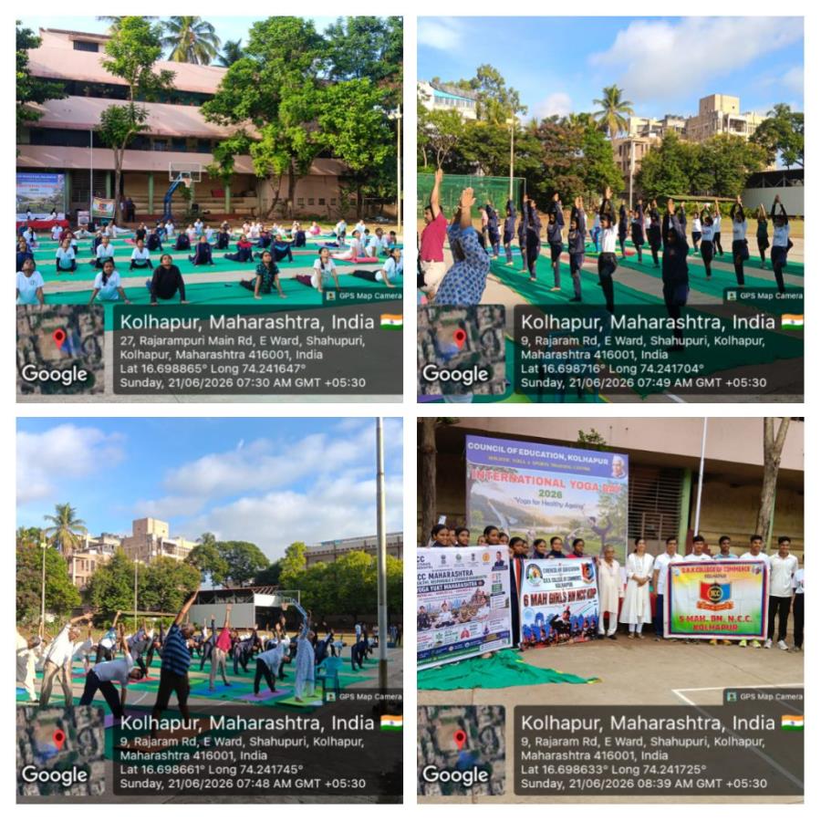 INTERNATIONAL YOGA DAY (6 MAH GIRLS BN NCC KO